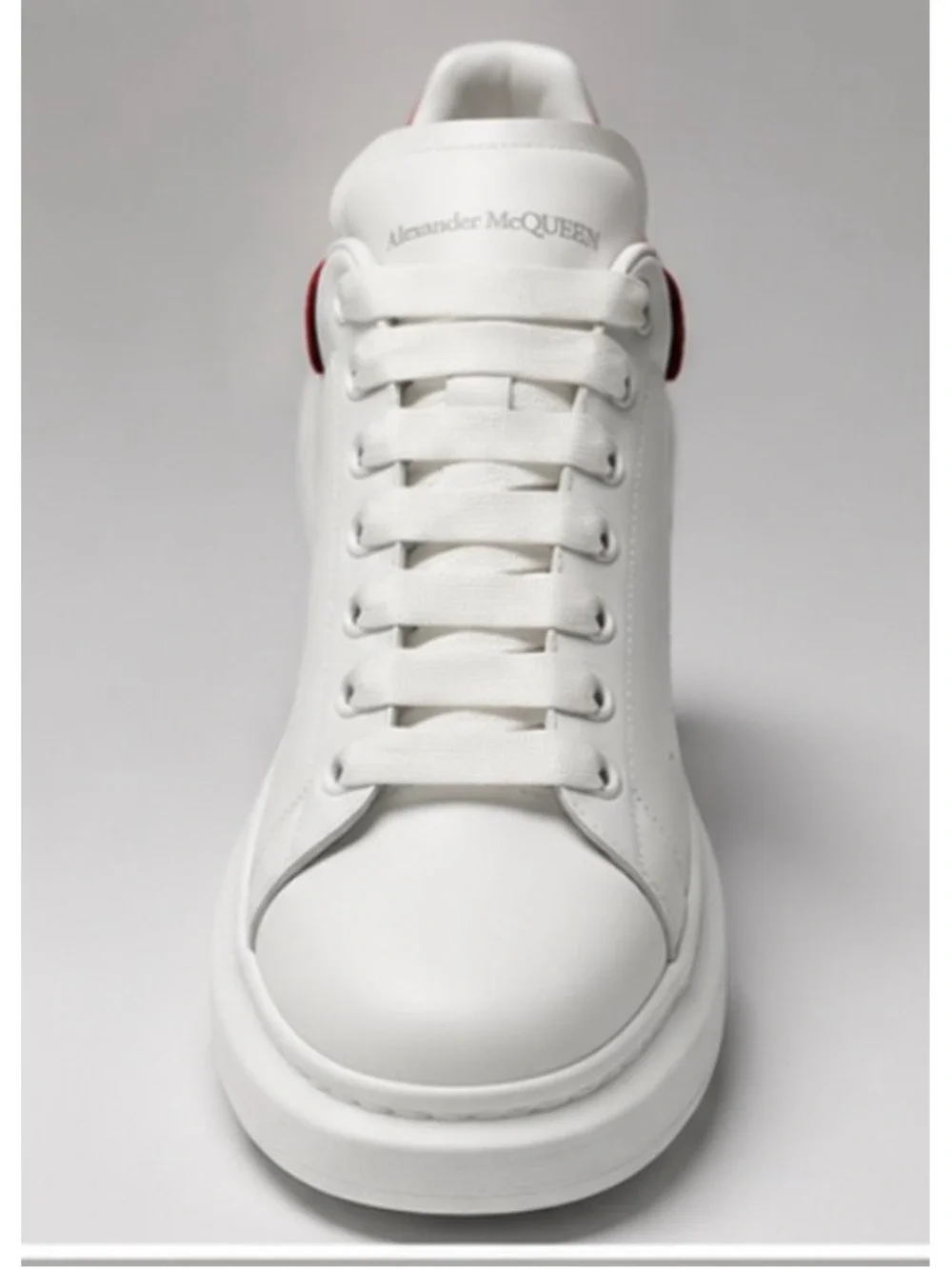 Alexander McQueen Sneakers White Red Floral Size 40/10 limited edition!!